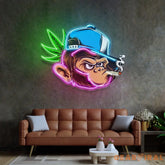 Naughty Monkey LED Neon Sign Light Pop Art